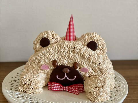 くまさんハーフケーキ